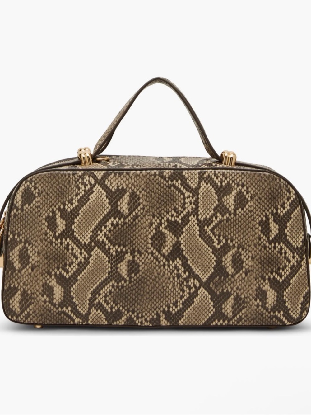 ANNE KLEIN Snake-Print Satchel Bag NWT!